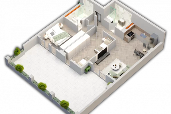 Shtepi ne shitje Apartament ne Tirane, 2+1, Mobilimi Bosh, pa mobiluar, Pagesa 109,500  Euro.