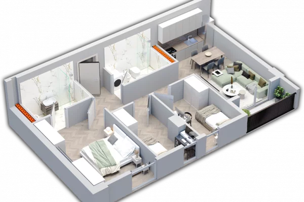 🏡 SHITET APARTAMENT 3+1 | Kati 2 | Orientim Veri