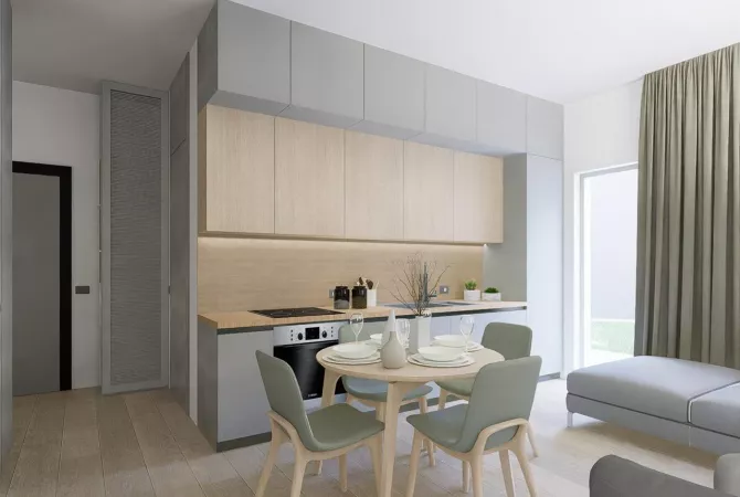 Shtepi me qera Apartament ne Tirane, 1+1, Mobilimi E mobiluar, Pagesa 950  Euro.
