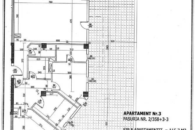 Shtepi ne shitje Apartament ne Tirane, 3+1, Mobilimi Bosh, pa mobiluar, Pagesa 282,000  Euro.