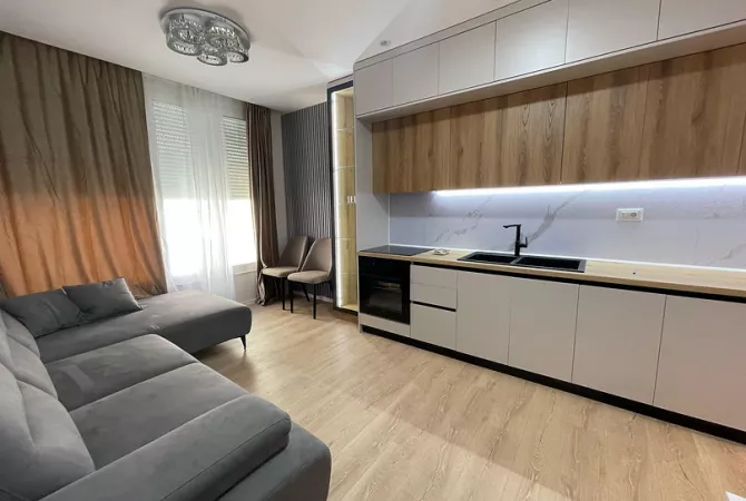 Shtepi ne shitje Apartament ne Tirane, 1+1, Mobilimi E mobiluar, Pagesa 118,000  Euro.
