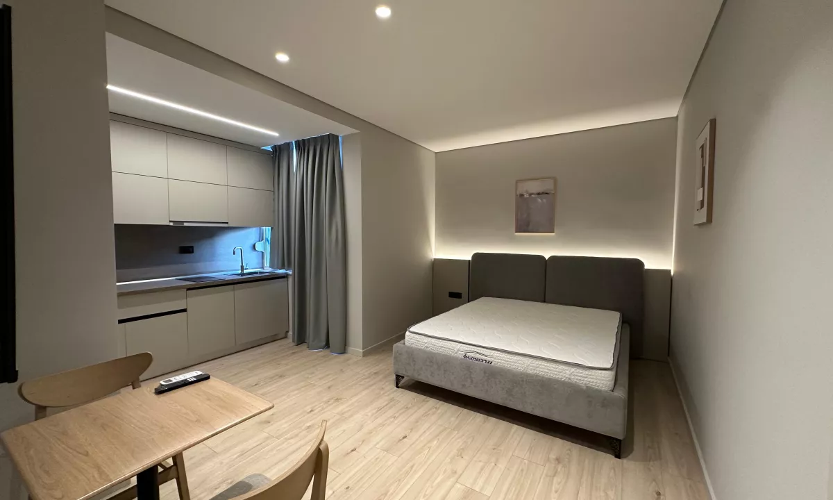 Shtepi ne shitje Apartament ne Tirane, 1+1, Mobilimi E mobiluar, Pagesa 365,000  Euro.