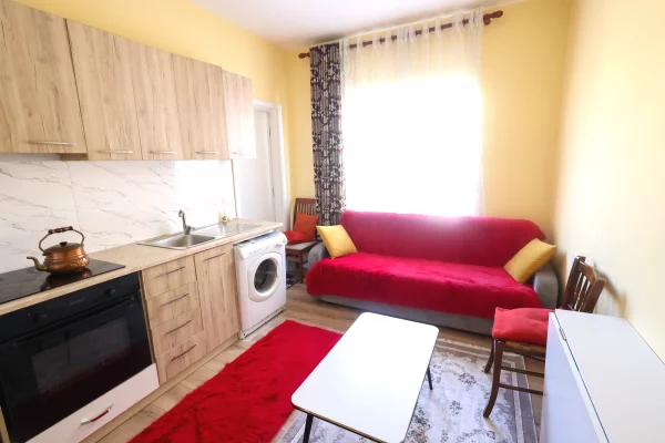Shtepi me qera Apartament ne Tirane, 1+1, Mobilimi E mobiluar, Pagesa 30,000  Leke.