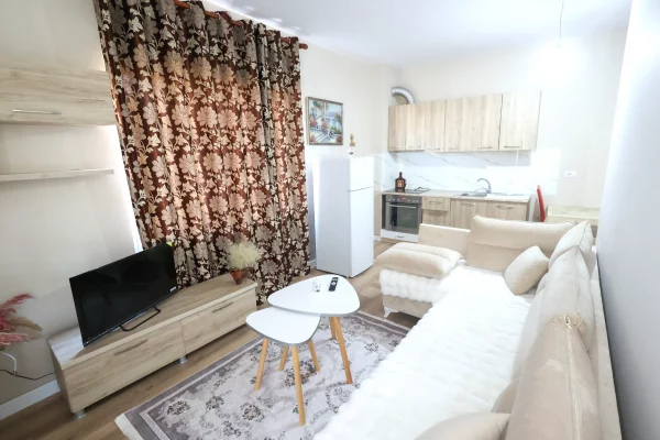 Shtepi me qera Apartament ne Tirane, 1+1, Mobilimi E mobiluar, Pagesa 35,000  Leke.