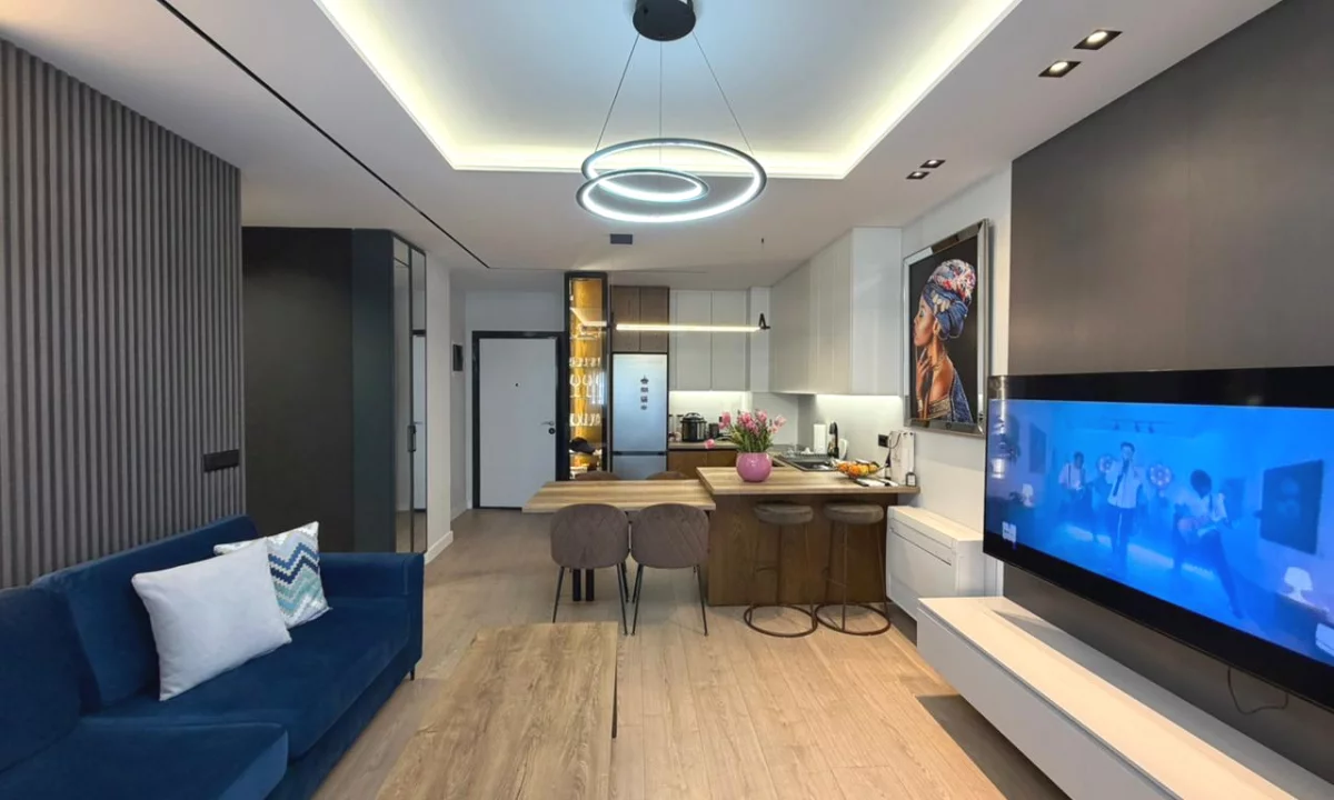 Shtepi ne shitje Apartament ne Tirane, 2+1, Mobilimi E mobiluar, Pagesa 185,000  Euro.