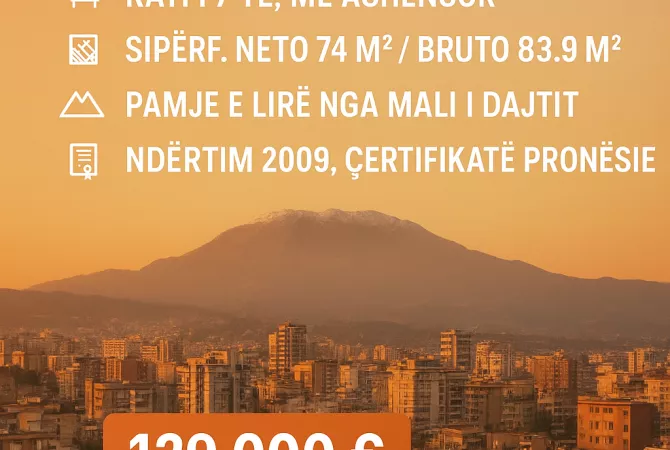 Shtepi ne shitje 2+1 ne Tirane - 129,000 Euro