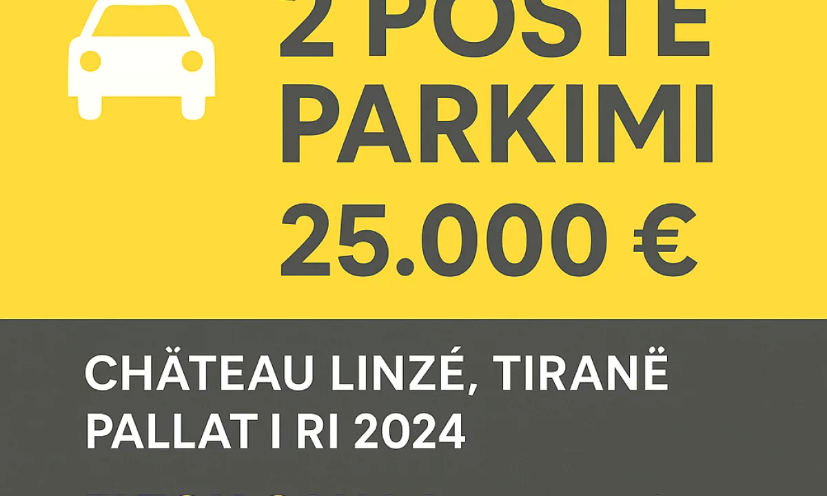 Poste parkimi ne shitje