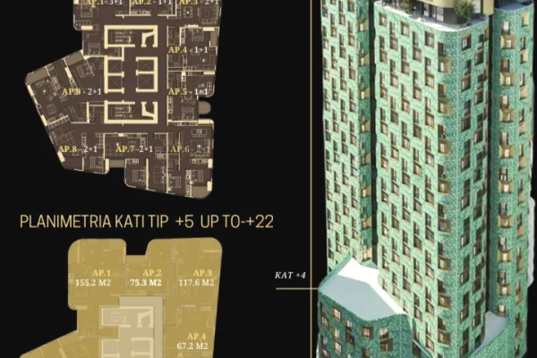 Casa in vendita 1+1 a Tirana - 210,000 Euro