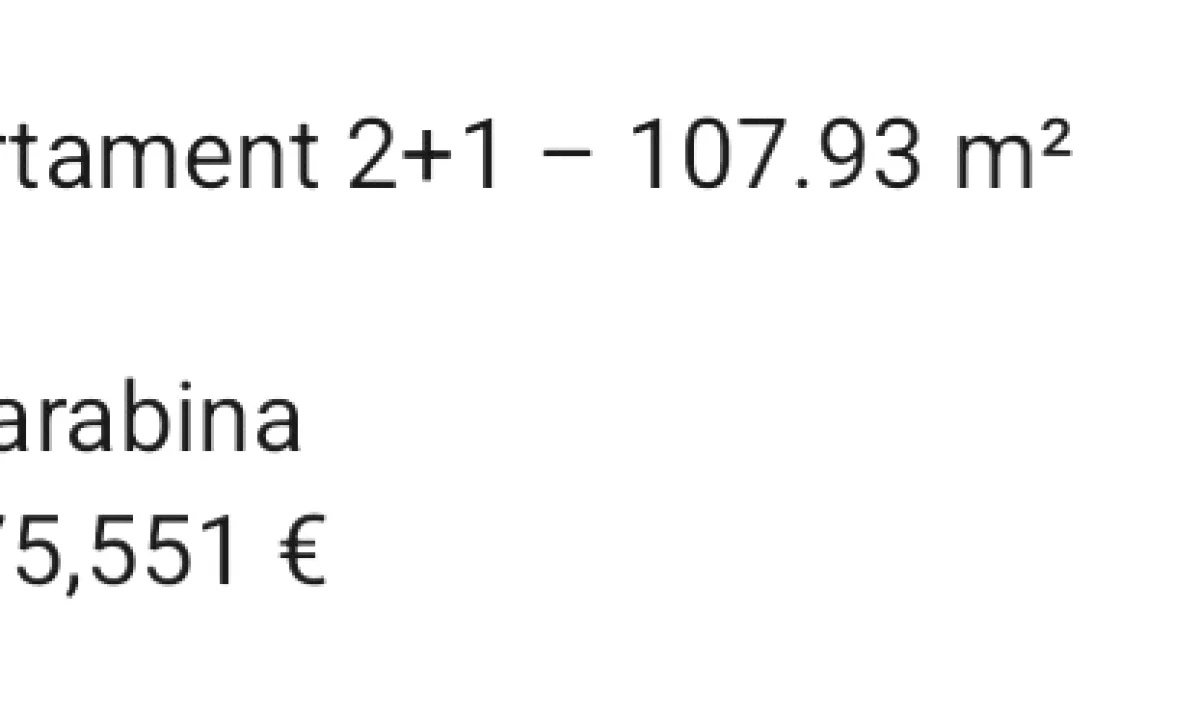 Appartamento in vendita a Tirana 2+1, Vuoto