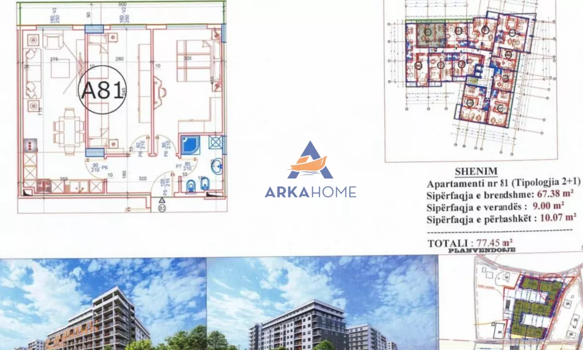 Shtepi ne shitje Apartament ne Tirane, 2+1, Mobilimi Bosh, pa mobiluar, Pagesa 88,550  Euro.