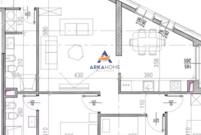 Appartamento in vendita a Tirana 3+1, Vuoto