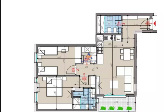 Casa in vendita 2+1 a Tirana - 385,200 Euro