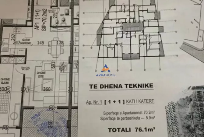 Casa in vendita 1+1 a Tirana - 91,320 Euro