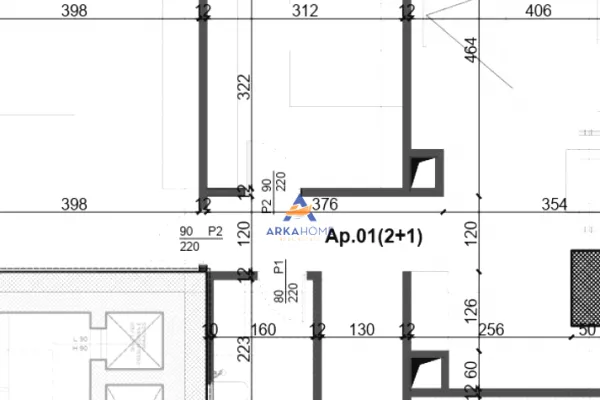 Casa in vendita 2+1 a Tirana - 541,320 Euro