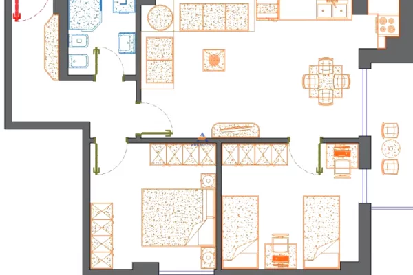 House for Rent 2+1 in Tirana - 600 Euro