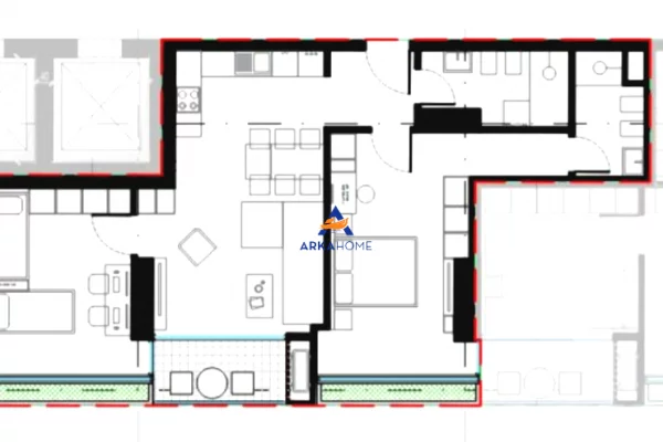 Shtepi ne shitje 2+1 ne Tirane - 274,320 Euro