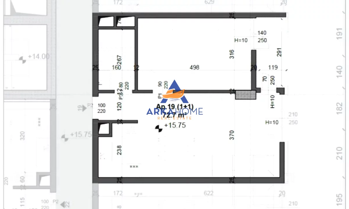 Shtepi ne shitje Apartament ne Tirane, 1+1, Mobilimi Bosh, pa mobiluar, Pagesa 113,000  Euro.