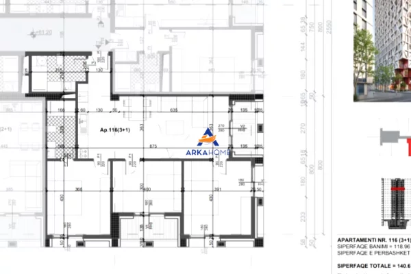 Casa in vendita 3+1 a Tirana - 309,320 Euro