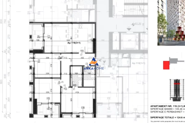 Casa in vendita 3+1 a Tirana - 274,120 Euro