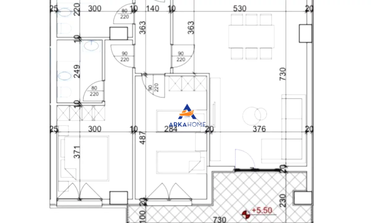 Shtepi ne shitje Apartament ne Tirane, 1+1, Mobilimi Bosh, pa mobiluar, Pagesa 210,000  Euro.