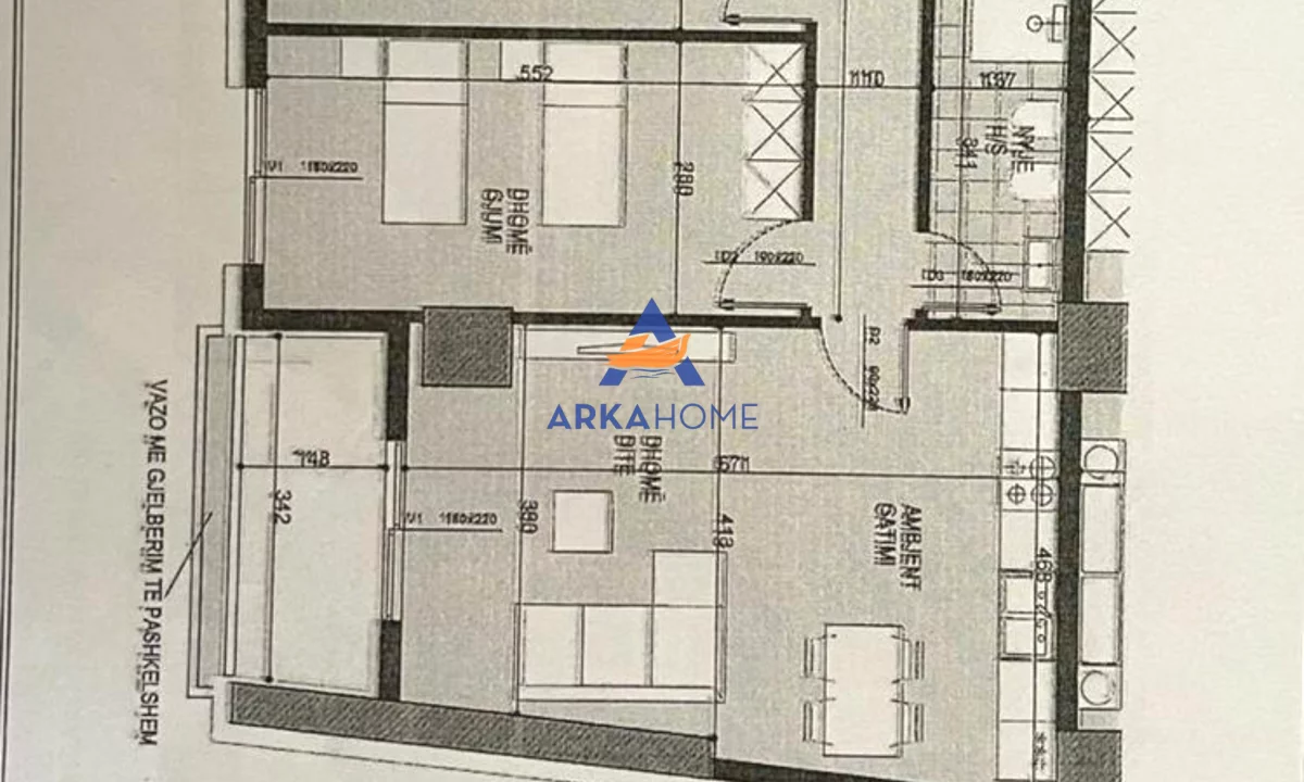 Appartamento in vendita a Tirana 3+1, Vuoto