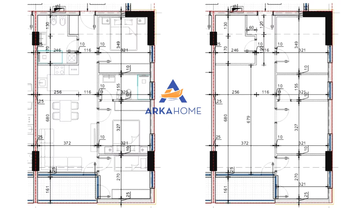 Shtepi ne shitje Apartament ne Durres, 2+1, Mobilimi Bosh, pa mobiluar, Pagesa 122,360  Euro.
