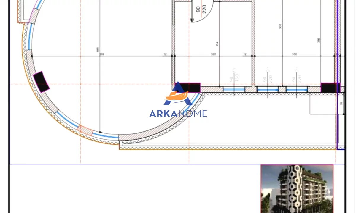 Appartamento in vendita a Tirana 2+1, Vuoto
