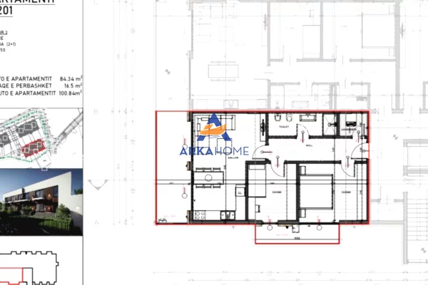 Casa in vendita 2+1 a Tirana - 156,302 Euro