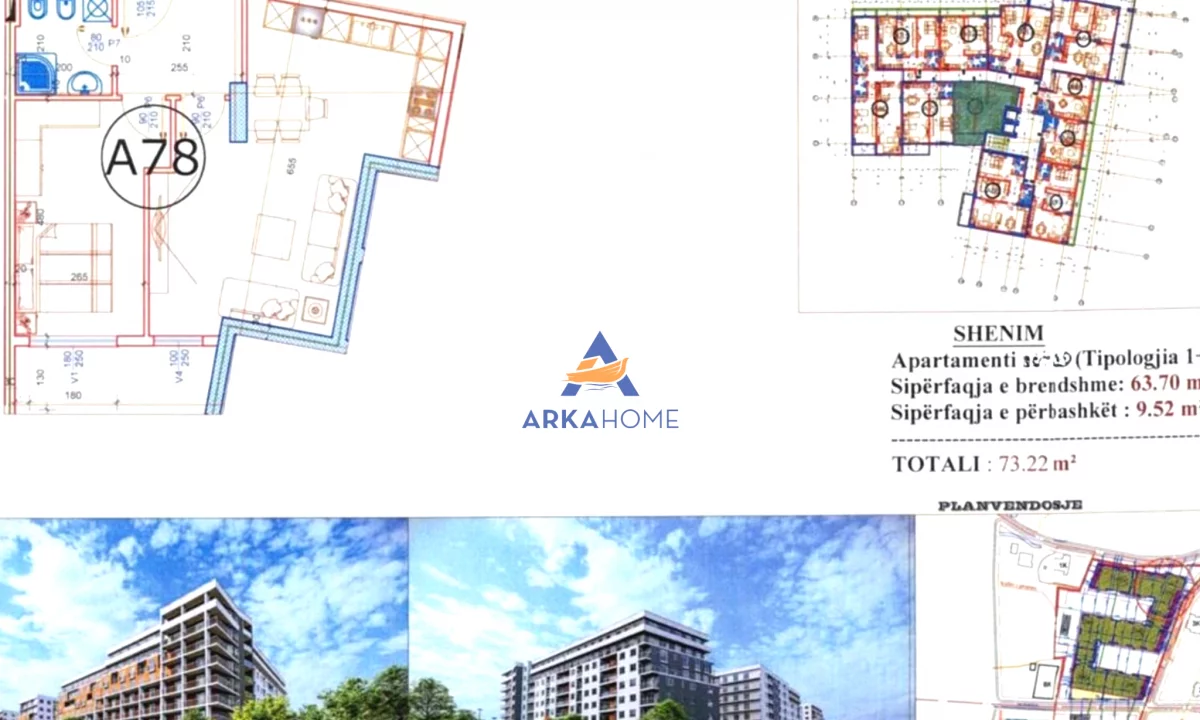 Appartamento in vendita a Tirana 1+1, Vuoto
