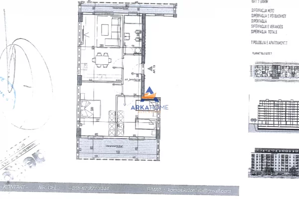 Casa in vendita 2+1 a Tirana - 79,376 Euro