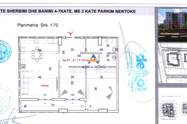 Casa in vendita 2+1 a Tirana - 112,100 Euro