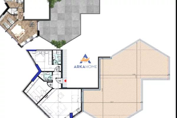 Appartamento in vendita a Tirana 2+1, Vuoto