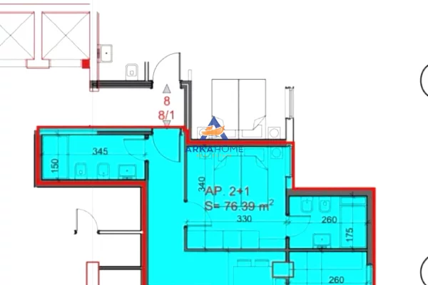 Casa in vendita 2+1 a Tirana - 148,500 Euro