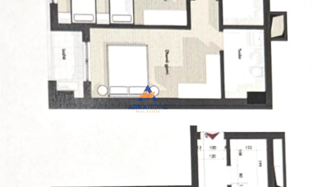 Appartamento in vendita a Tirana 2+1, Vuoto