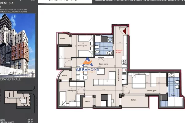 Casa in vendita 3+1 a Tirana - 395,000 Euro