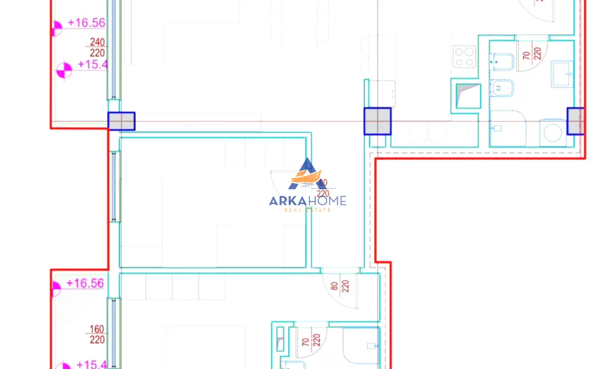 Apartment for rent in Tirana 2+1, Emty