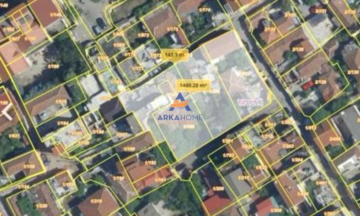 SHITET TRUALL PER NDERTIM 1485M2 "XHAMLLIKU" 1000 EURO/M2