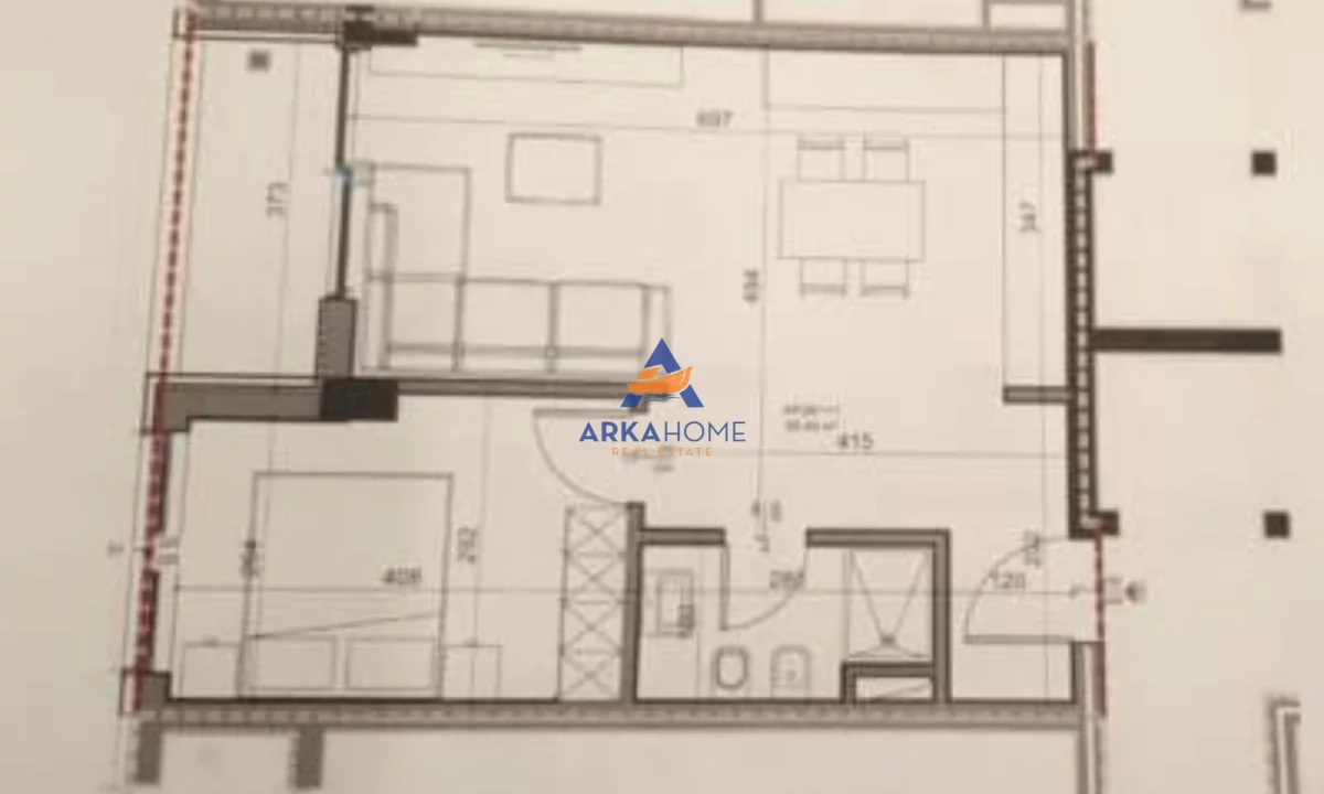 Appartamento in vendita a Tirana 1+1, Vuoto