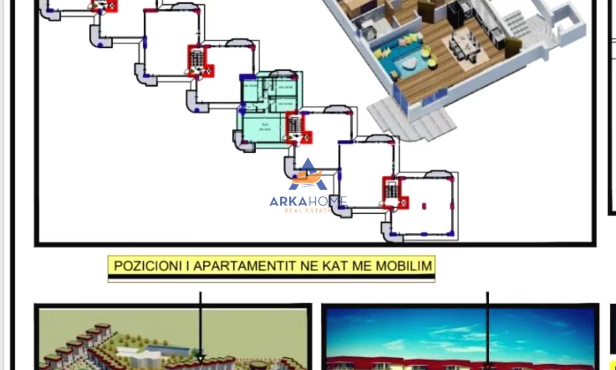 Appartamento in vendita a Tirana 3+1, Vuoto