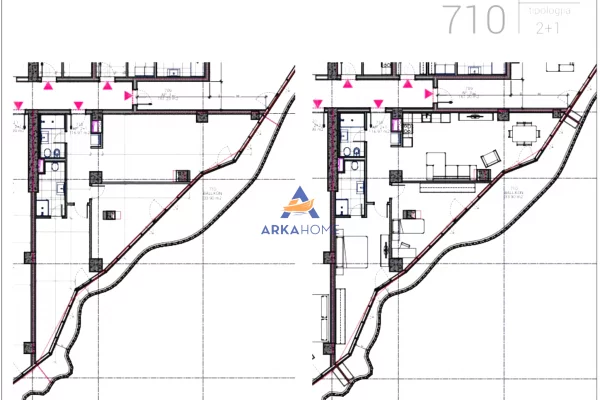 Appartamento in vendita a Tirana 2+1, Vuoto
