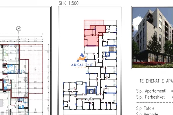 Appartamento in vendita a Tirana 2+1, Vuoto