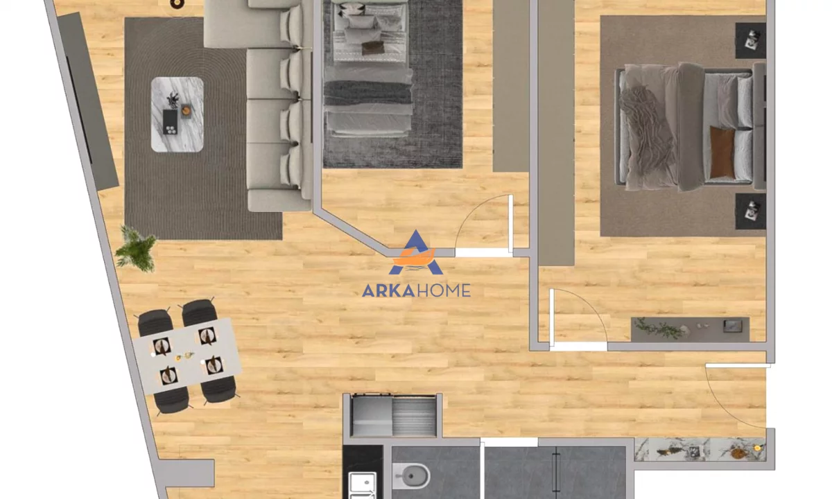 Appartamento in vendita a Tirana 2+1, Vuoto