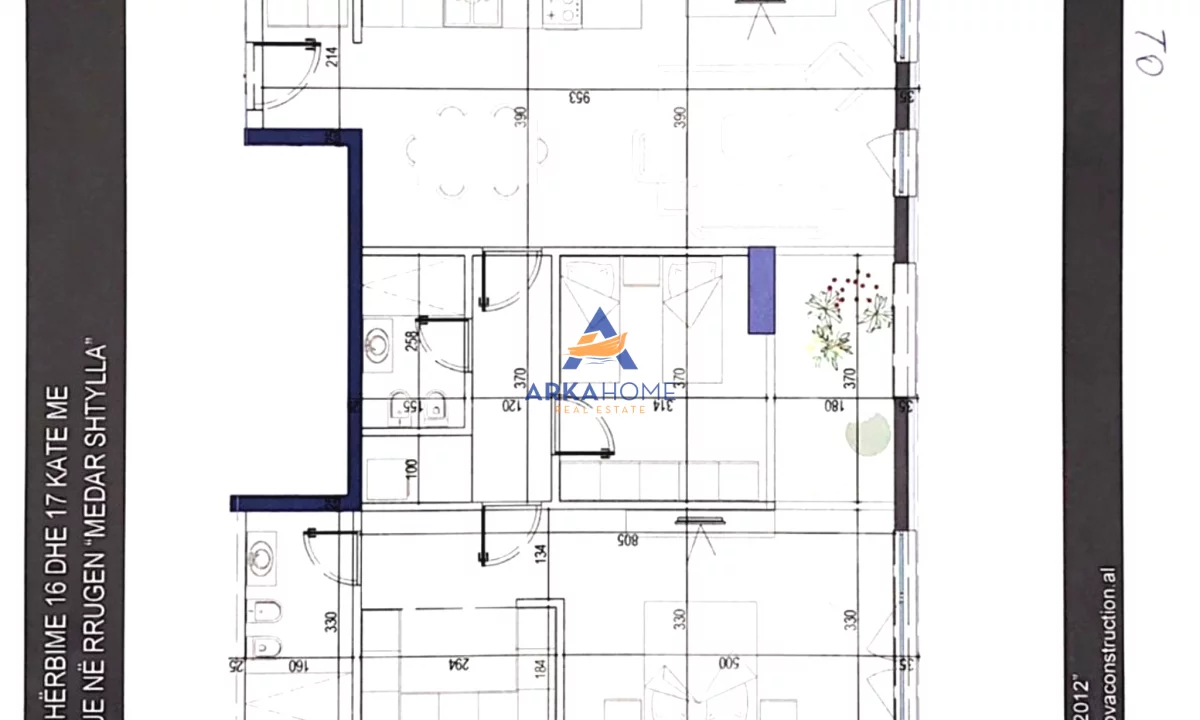 Appartamento in vendita a Tirana 2+1, Vuoto