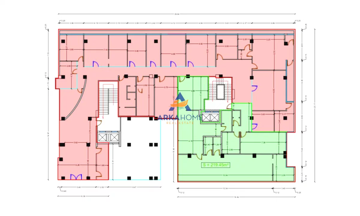 JEPET ME QERA ZYRE 916M2 "TE RRUGA E KAVAJES" 18.000 EURO