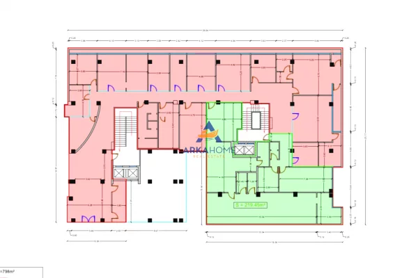 Ambient biznesi me qera 3+1 ne Tirane - 18,000 Euro