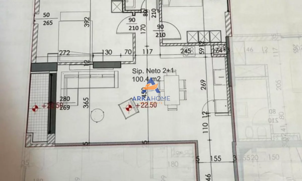 Appartamento in vendita a Tirana 2+1, Vuoto