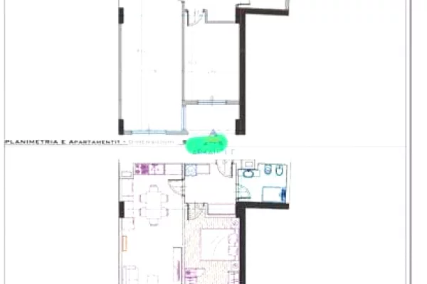 Appartamento in vendita a Tirana 1+1, Vuoto