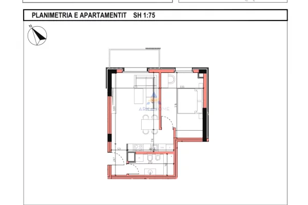 Casa in vendita 1+1 a Tirana - 165,968 Euro
