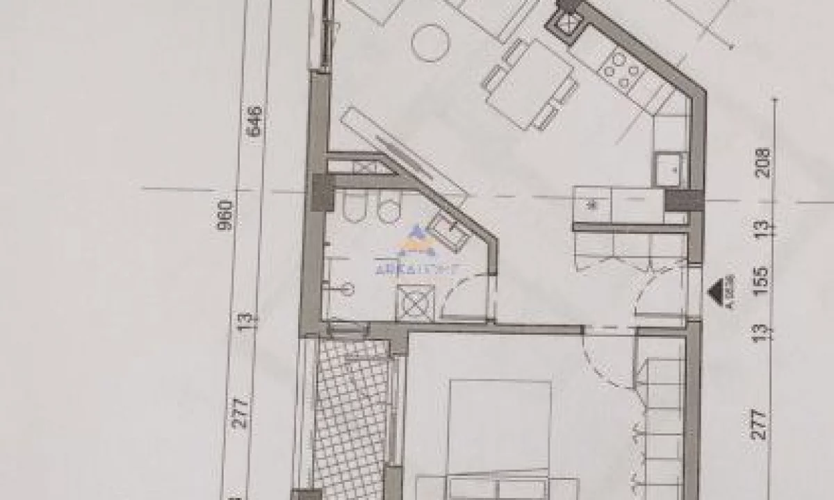 Appartamento in vendita a Tirana 1+1, Vuoto