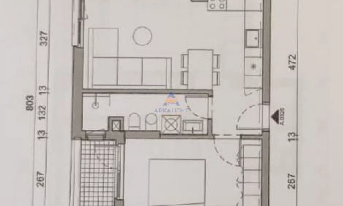 Appartamento in vendita a Tirana 1+1, Vuoto